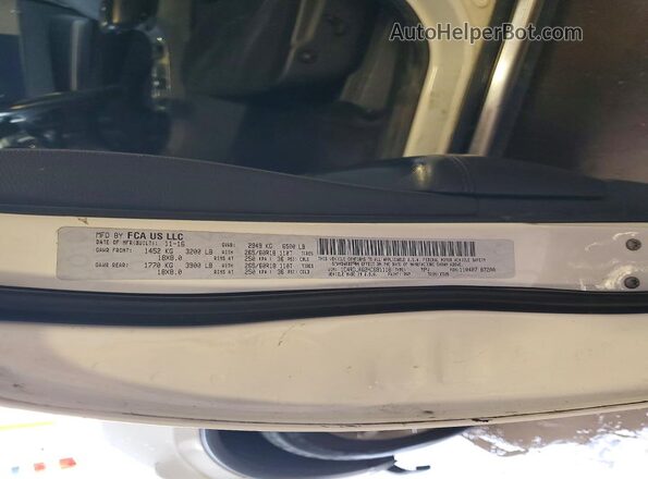 1C4RDJAG2HC691118 2017 DODGE DURANGO White Widok naklejki z numerem VIN