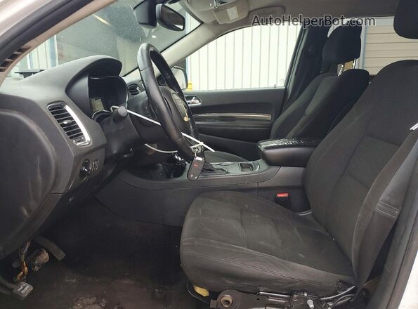 1C4RDJAG2JC415494 2018 DODGE DURANGO Белый Вид салона спереди