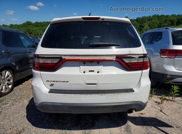 1C4RDJAG2JC415494 2018 DODGE DURANGO Белый Вид сзади