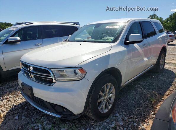 1C4RDJAG2JC415494 2018 DODGE DURANGO Белый Передняя левая четверть