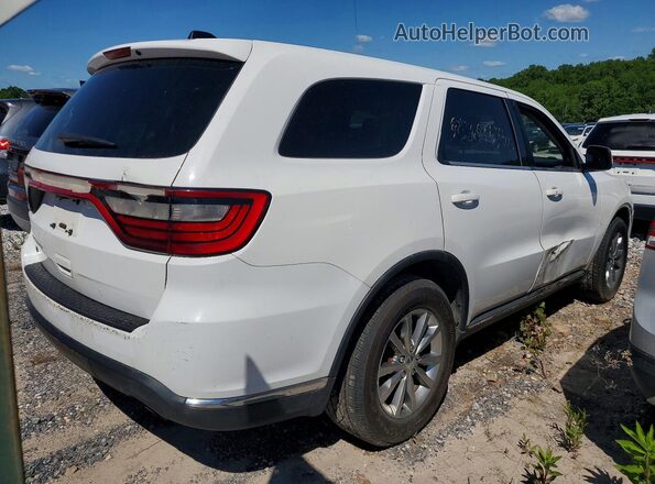 1C4RDJAG2JC415494 2018 DODGE DURANGO Белый Задняя правая четверть