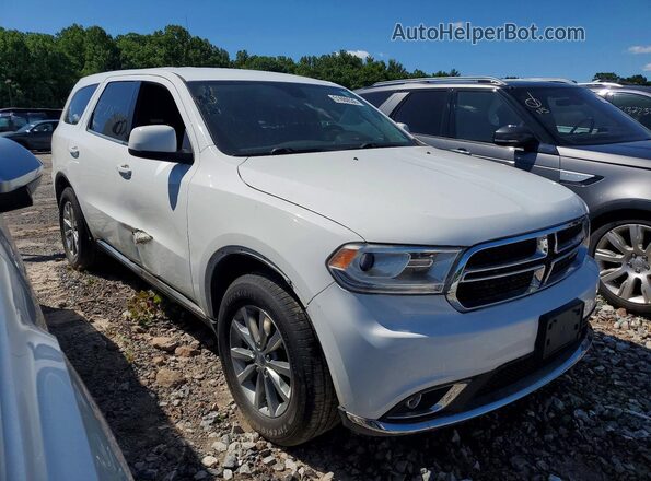 1C4RDJAG2JC415494 2018 DODGE DURANGO Белый Передняя правая четверть
