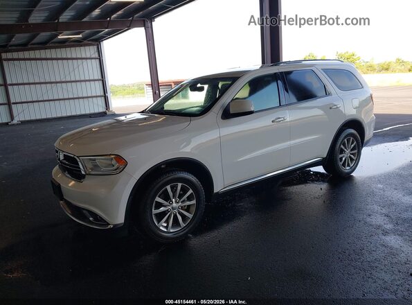 1C4RDJAG4JC431499 2018 DODGE DURANGO Белый Передняя левая четверть