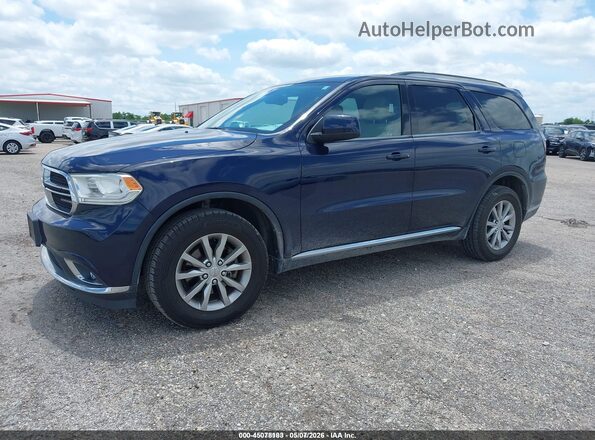 1C4RDJAG6GC433053 2016 DODGE DURANGO Blue Front left
