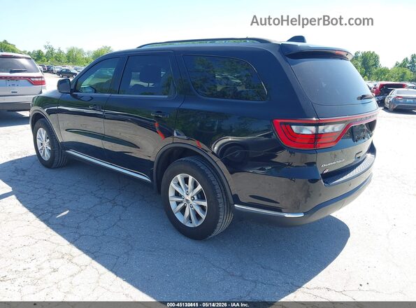 1C4RDJAG6KC839780 2019 DODGE DURANGO Black Задня ліва чверть