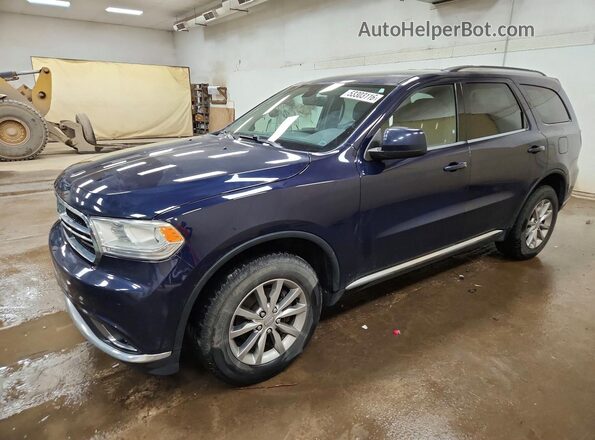 1C4RDJAGXHC630146 2017 DODGE DURANGO Синий Передняя левая четверть