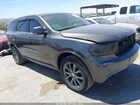 2017 Dodge Durango Gt Awd Gray vin: 1C4RDJDG0HC719302