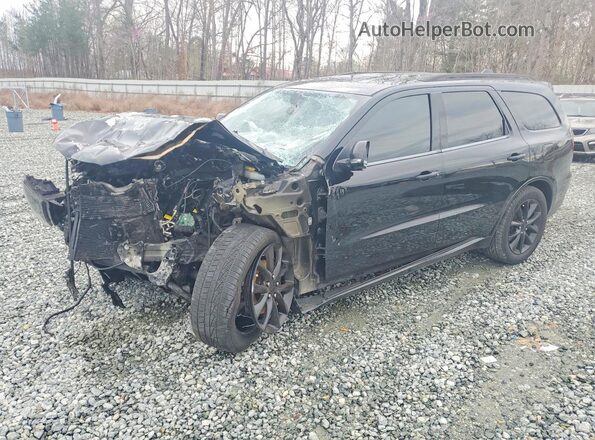 1C4RDJDG1HC854983 2017 DODGE DURANGO Black Przód lewy
