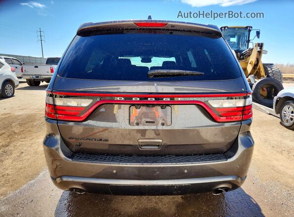1C4RDJDG1JC302728 2018 DODGE DURANGO Серый Вид сзади