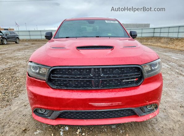 1C4RDJDG1JC444612 2018 DODGE DURANGO Красный Вид спереди