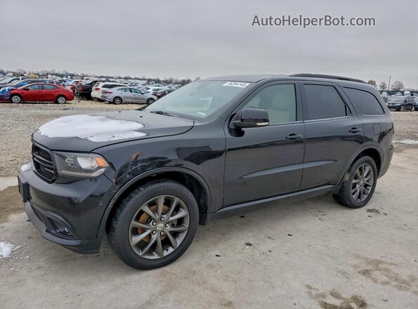 1C4RDJDG2HC629617 2017 DODGE DURANGO Черный Передняя левая четверть