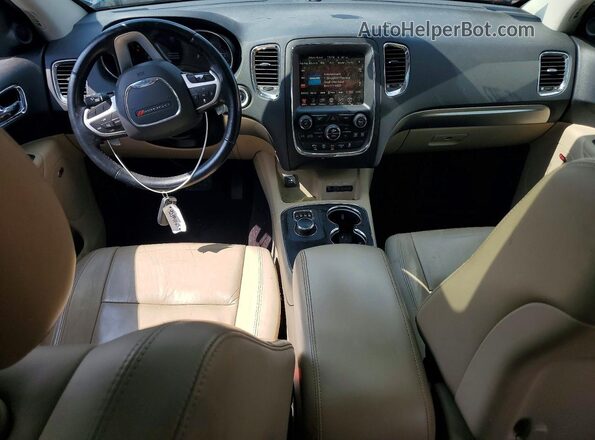 1C4RDJDG2HC629617 2017 DODGE DURANGO Черный Вид панели приборов