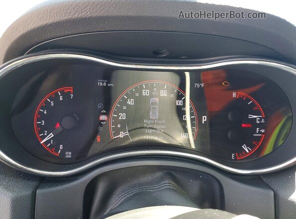 1C4RDJDG2HC878676 2017 DODGE DURANGO Угольный Вид щитка приборов