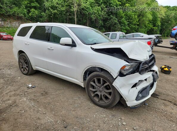 1C4RDJDG2JC155979 2018 DODGE DURANGO Белый Передняя правая четверть