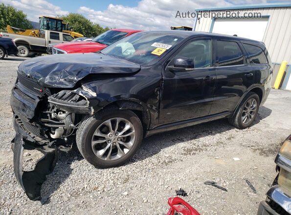 1C4RDJDG2KC559866 2019 DODGE DURANGO Черный Передняя левая четверть