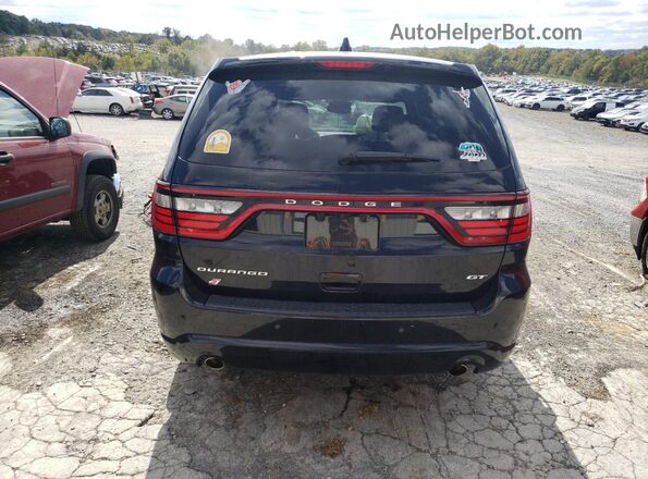 1C4RDJDG2KC559866 2019 DODGE DURANGO Черный Вид сзади