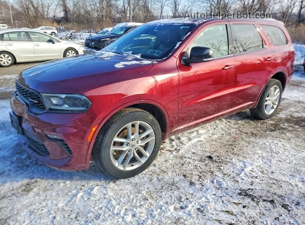 1C4RDJDG2PC604408 2023 DODGE DURANGO Красный Передняя левая четверть