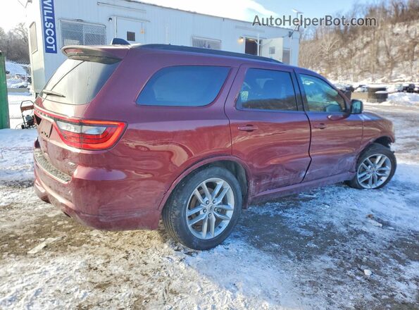 1C4RDJDG2PC604408 2023 DODGE DURANGO Красный Задняя правая четверть