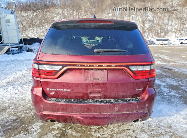 1C4RDJDG2PC604408 2023 DODGE DURANGO Красный Вид сзади