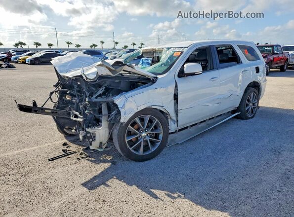 1C4RDJDG3JC186738 2018 DODGE DURANGO Белый Передняя левая четверть