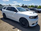 2018 Dodge Durango Gt White vin: 1C4RDJDG3JC490488