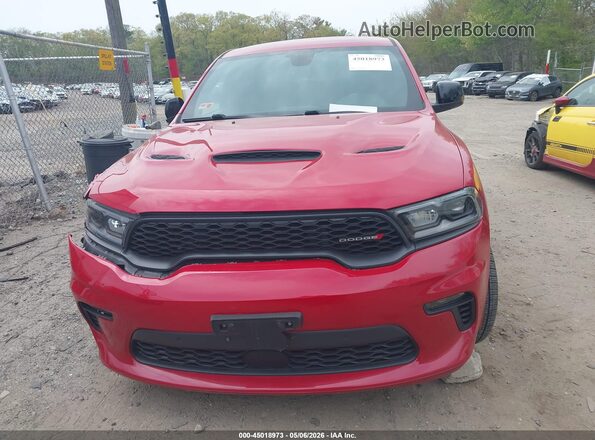 1C4RDJDG3KC734030 2019 DODGE DURANGO Красный Вид щитка приборов