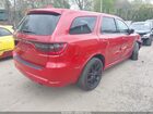 2019 Dodge Durango Gt Awd Красный vin: 1C4RDJDG3KC734030