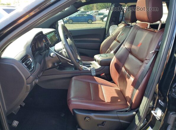 1C4RDJDG3SC524673 2025 DODGE DURANGO Black წინა სალონის ხედი