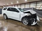 2025 Dodge Durango Gt White vin: 1C4RDJDG3SC531347 Damage: Hood, Severe Damage, Replacement Required