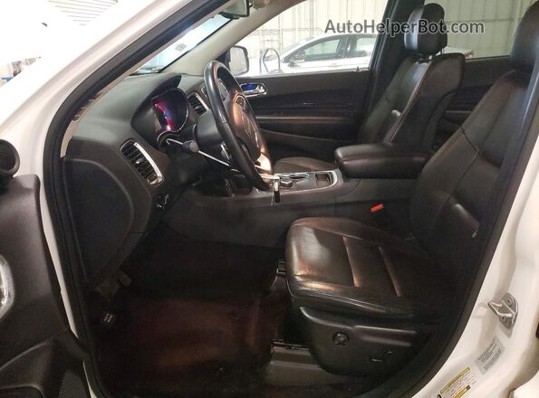 1C4RDJDG4GC308645 2016 DODGE DURANGO Белый Вид салона спереди