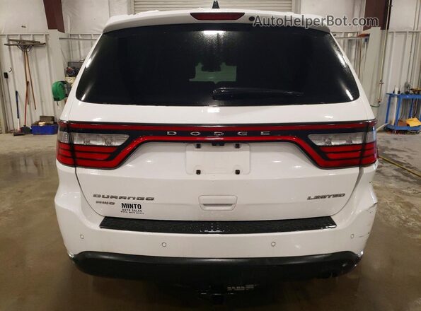 1C4RDJDG4GC308645 2016 DODGE DURANGO Белый Вид сзади