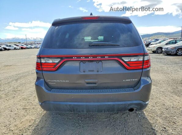 1C4RDJDG4GC322920 2016 DODGE DURANGO Серый Вид сзади