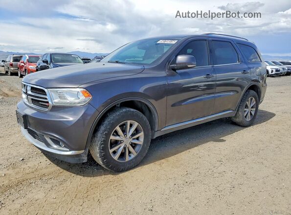 1C4RDJDG4GC322920 2016 DODGE DURANGO Серый Передняя левая четверть