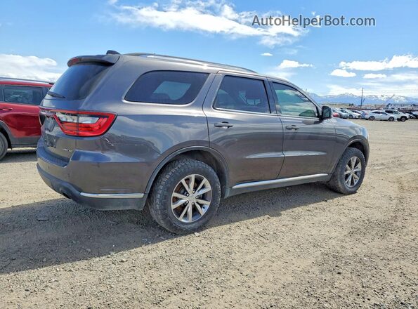 1C4RDJDG4GC322920 2016 DODGE DURANGO Серый Задняя правая четверть
