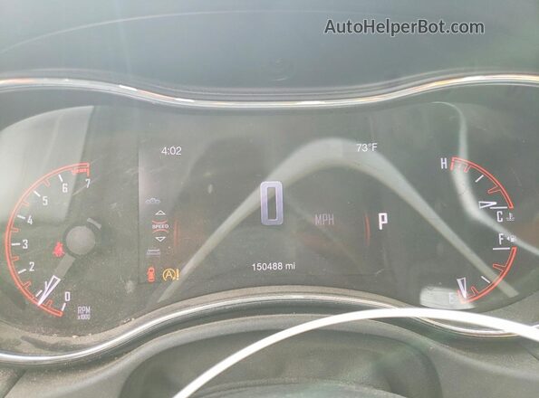 1C4RDJDG4GC322920 2016 DODGE DURANGO Серый Вид щитка приборов