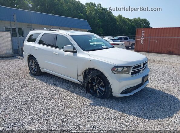 1C4RDJDG4JC150556 2018 DODGE DURANGO White Przód prawy
