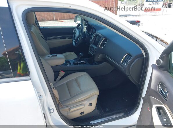 1C4RDJDG4JC150556 2018 DODGE DURANGO White Widok wnętrza z przodu