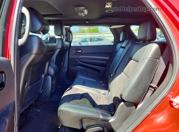 1C4RDJDG4MC863235 2021 DODGE DURANGO Красный Вид задней части салона