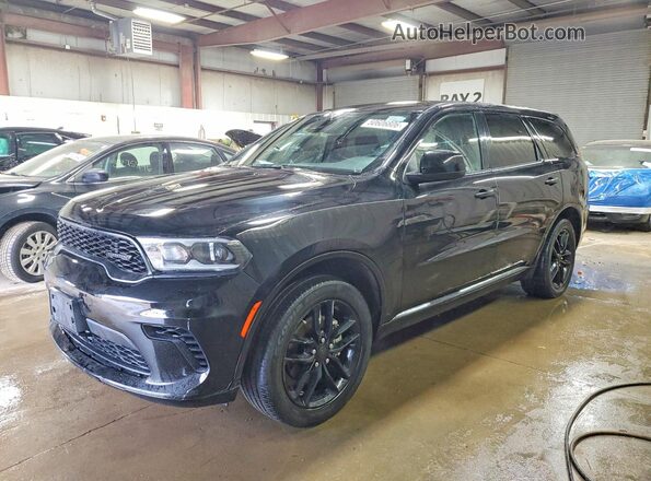 1C4RDJDG4PC556524 2023 DODGE DURANGO Черный Передняя левая четверть