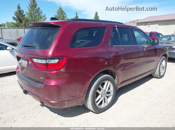 1C4RDJDG6PC613760 2023 DODGE DURANGO Красный Задняя правая четверть