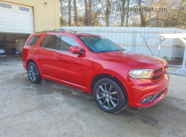1C4RDJDG7JC160952 2018 DODGE DURANGO Красный Передняя правая четверть