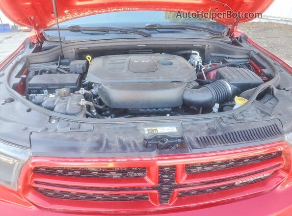 1C4RDJDG7JC160952 2018 DODGE DURANGO Красный Вид подкапотного пространства