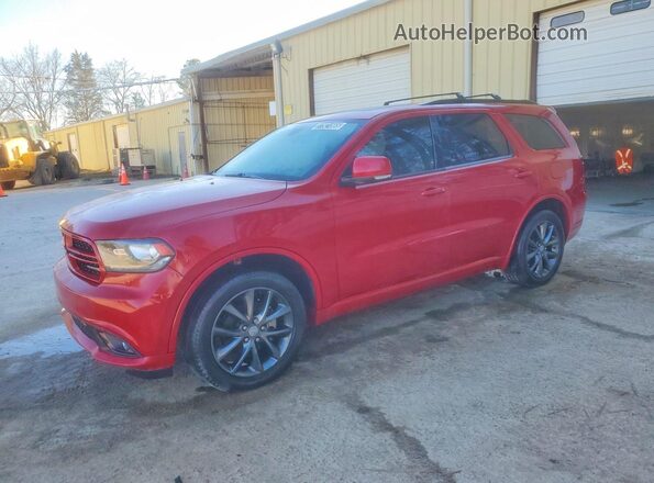 1C4RDJDG7JC160952 2018 DODGE DURANGO Красный Передняя левая четверть
