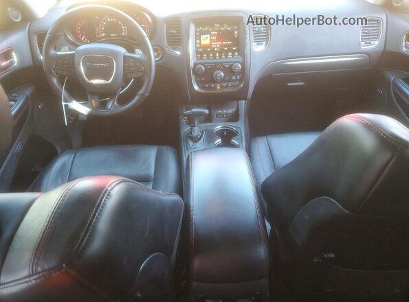 1C4RDJDG7JC160952 2018 DODGE DURANGO Красный Вид панели приборов