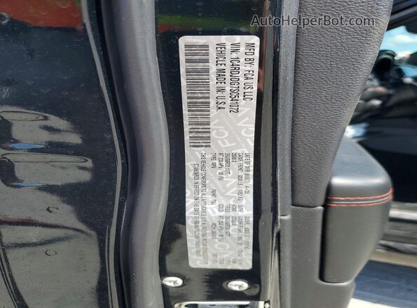 1C4RDJDG7SC541072 2025 DODGE DURANGO Черный Вид наклейки с VIN-кодом