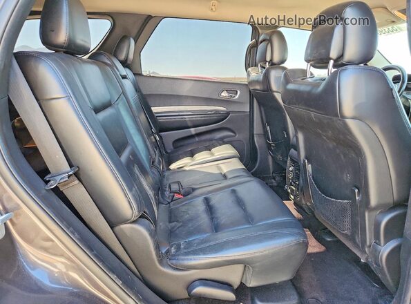 1C4RDJDG8HC719306 2017 DODGE DURANGO Gray Widok wnętrza z tyłu