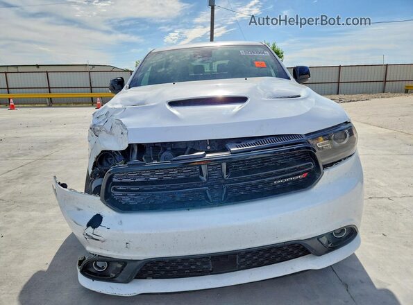 1C4RDJDG8JC455574 2018 DODGE DURANGO Белый Вид спереди