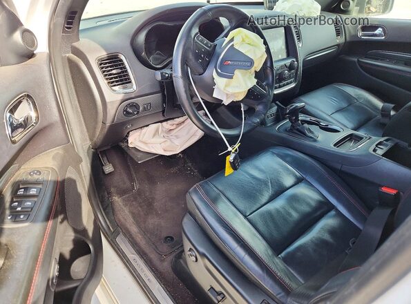 1C4RDJDG8JC455574 2018 DODGE DURANGO Белый Вид панели приборов