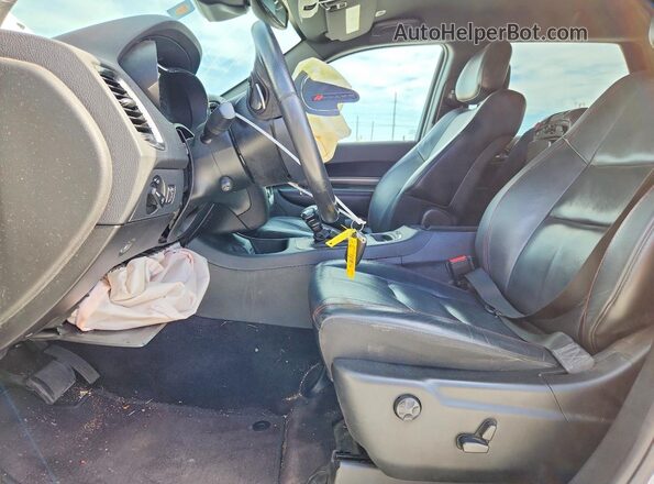 1C4RDJDG8JC455574 2018 DODGE DURANGO Белый Вид салона спереди