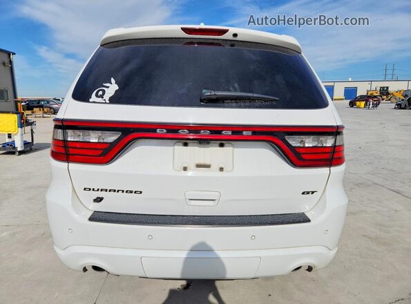 1C4RDJDG8JC455574 2018 DODGE DURANGO Белый Вид сзади
